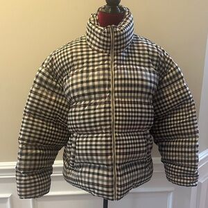 Future Collective by Reese Blustein Plaid Puffer Jacket
